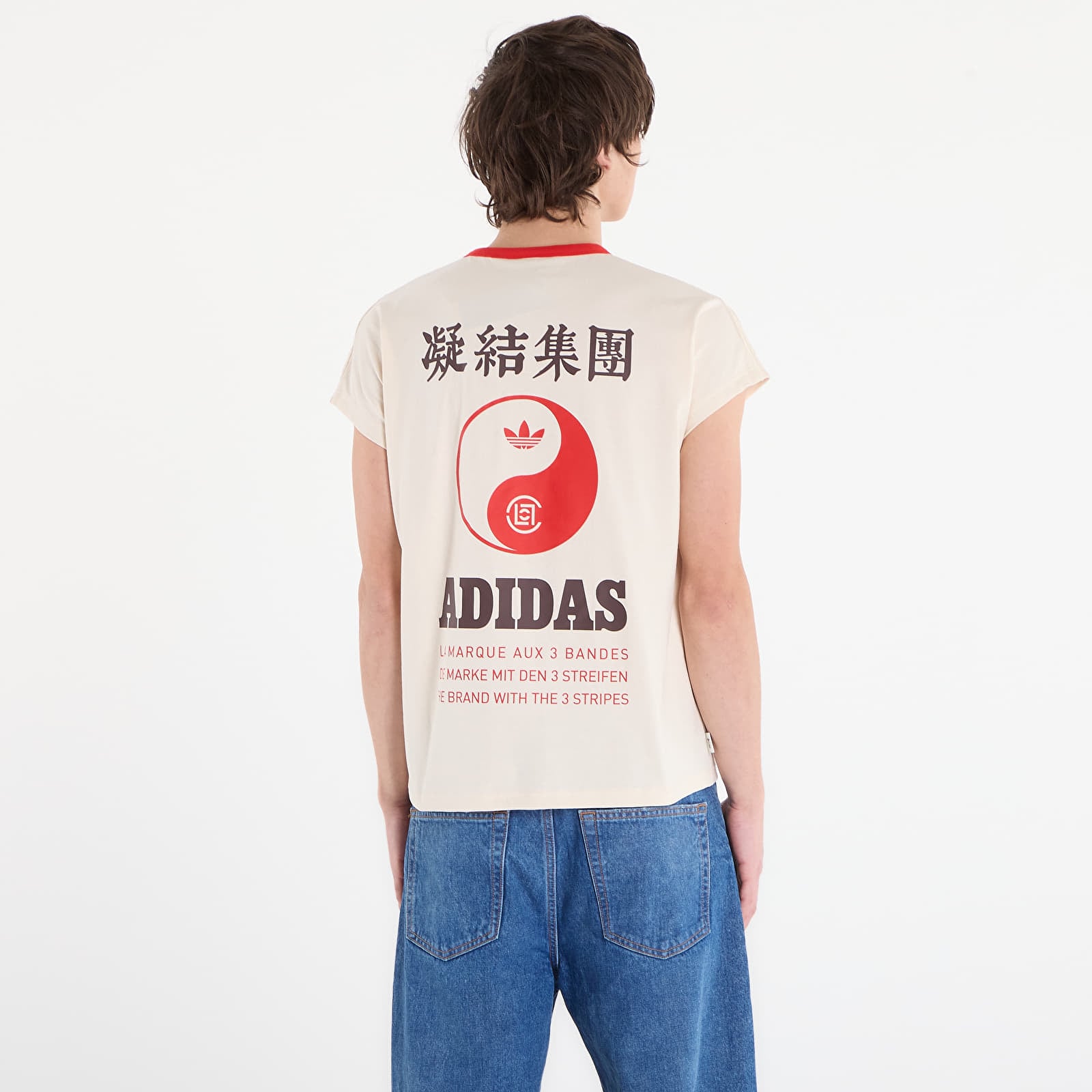 Tričká adidas Clot Dolmn Tee UNISEX Wonder White