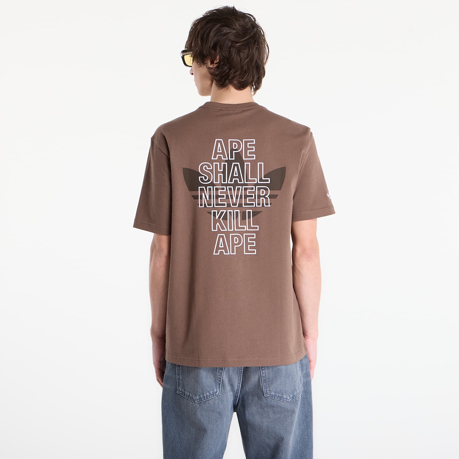 T-shirts  adidas x BAPE Ssl Tee Earth Strata