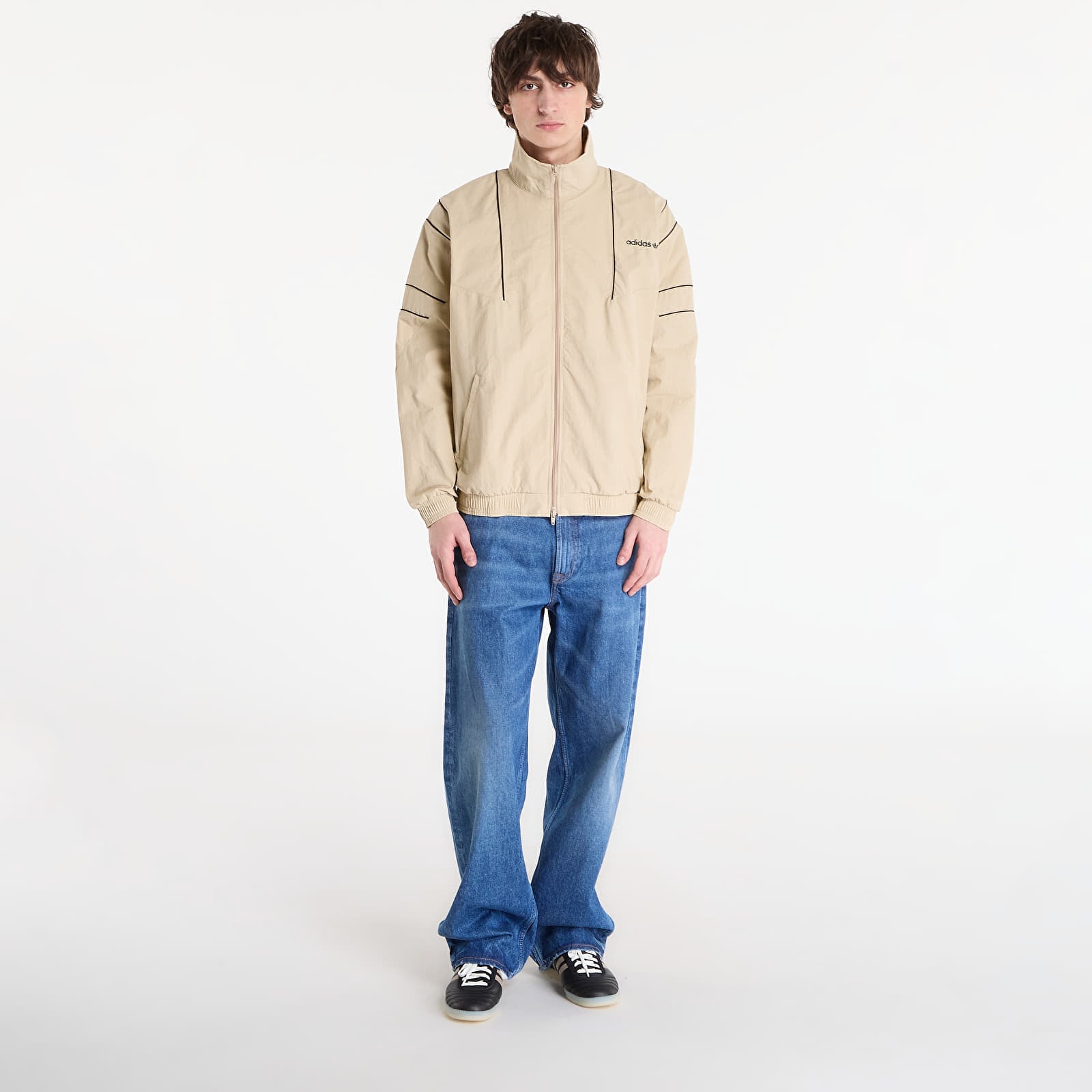 Takit adidas Cutline Track Top Stone Khaki
