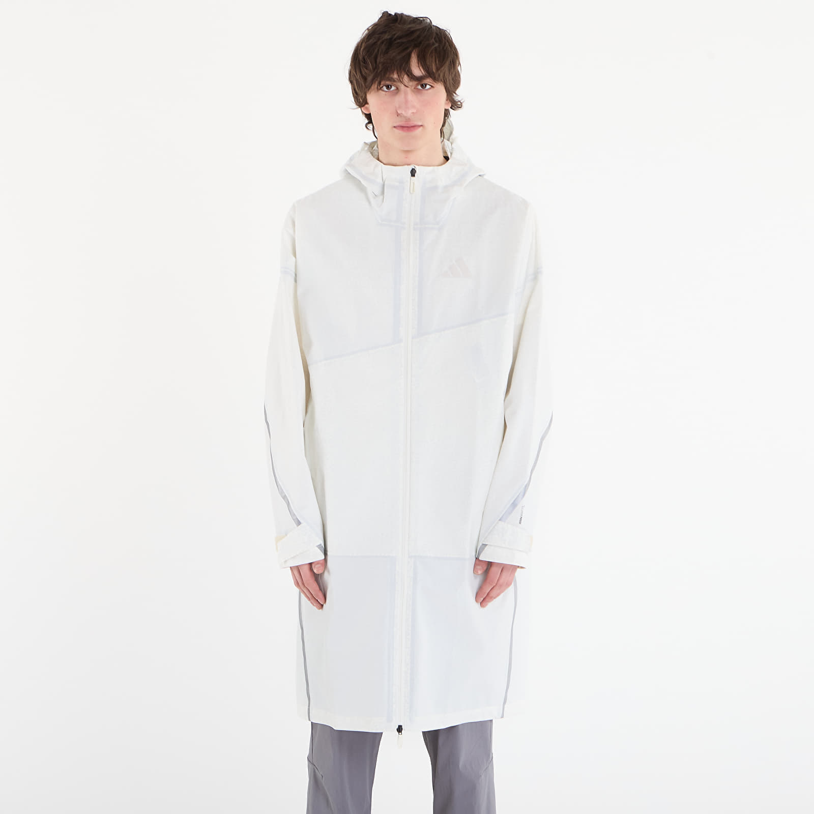 Jachetă adidas Xpl Rain Parka Off White M