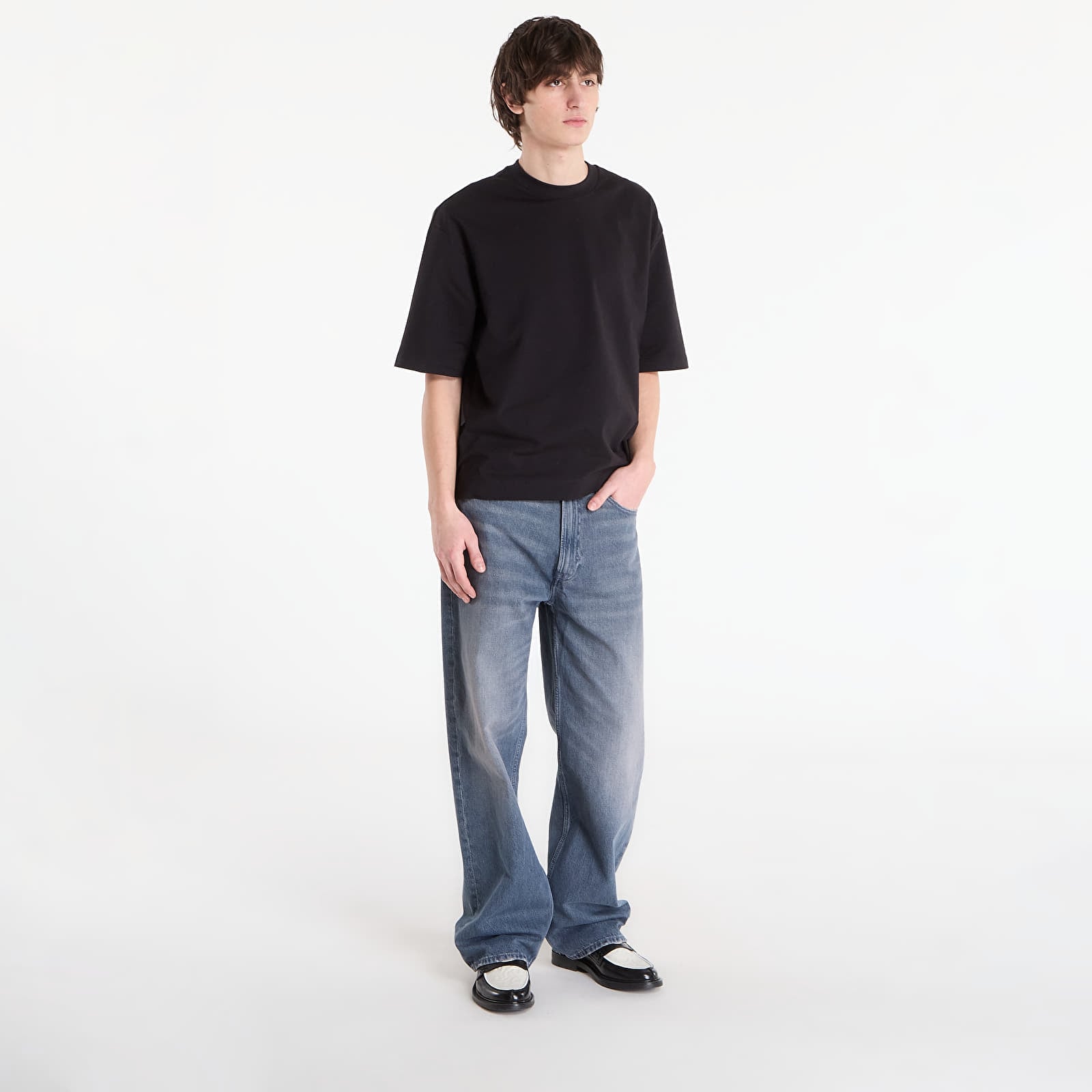 Teksad Calvin Klein Jeans Baggy Blue Ash Stone Jeans Gray