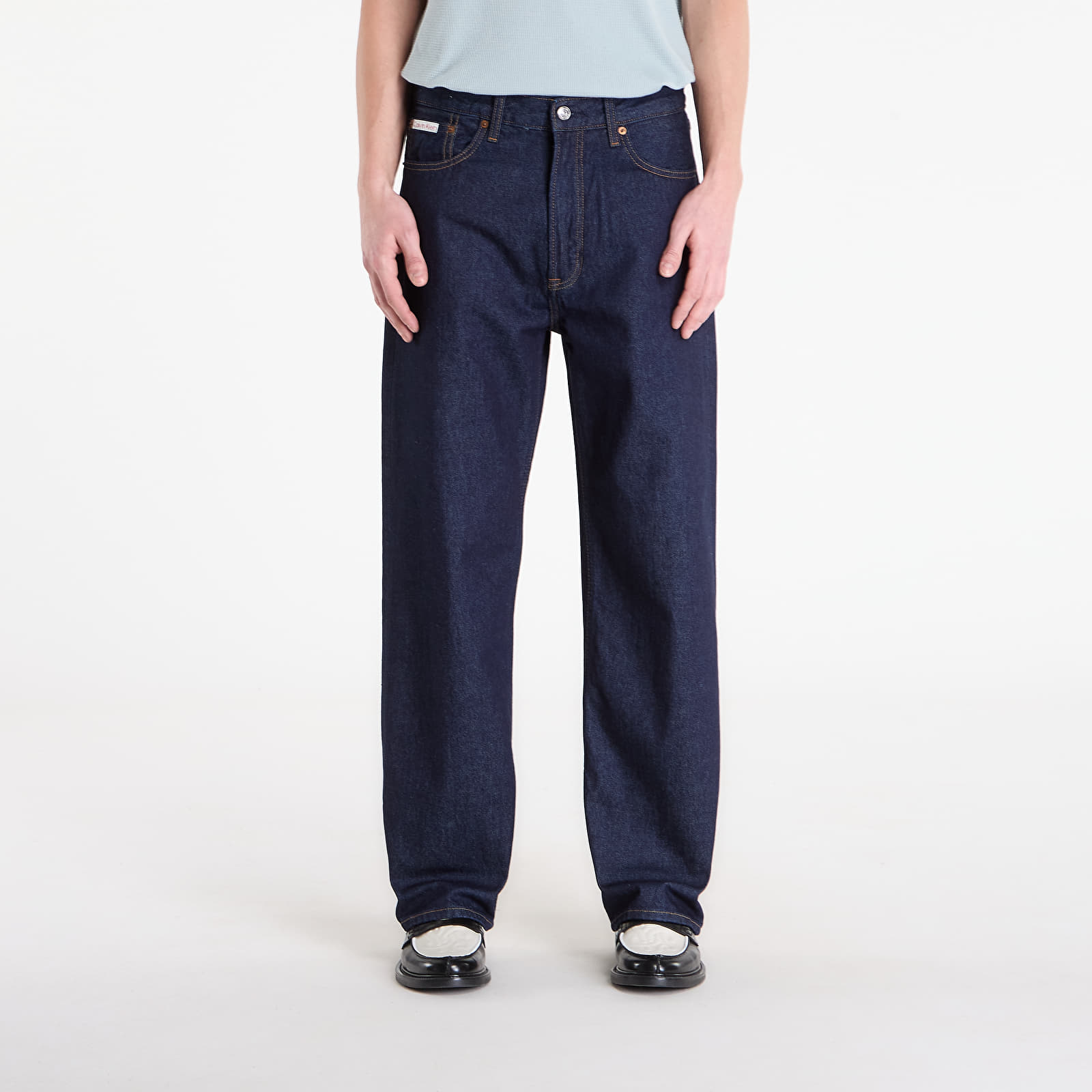 Jeans Calvin Klein Jeans Baggy Ck Classic Rinsed Jeans Blue