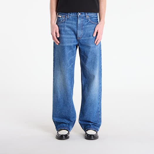 Blugi Calvin Klein Jeans Baggy Ck Boulder Jeans Blue