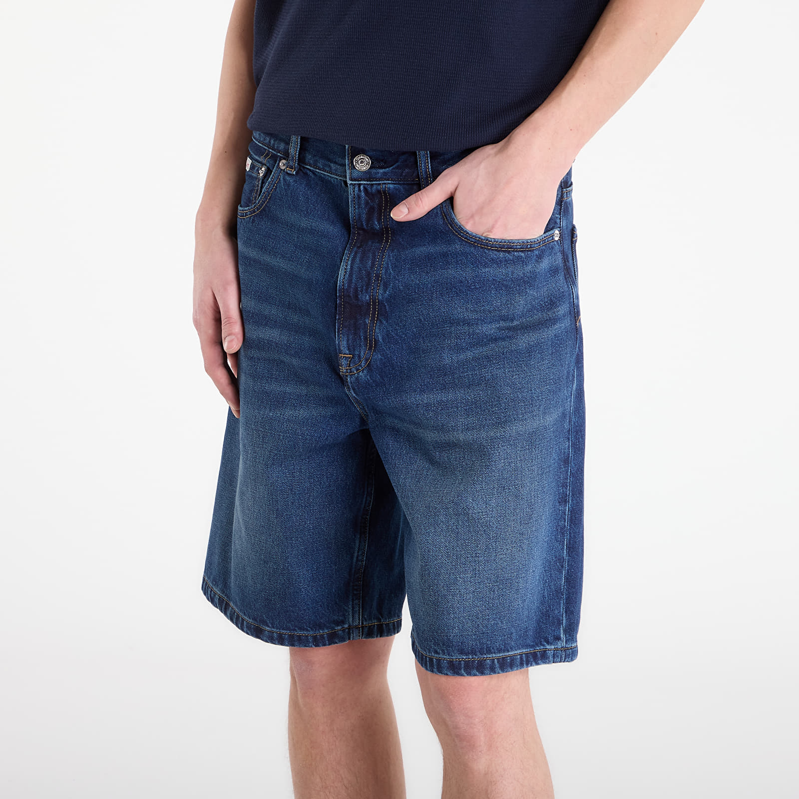 Kratke hlače  Calvin Klein Jeans 90S Short Oil Slick Blue