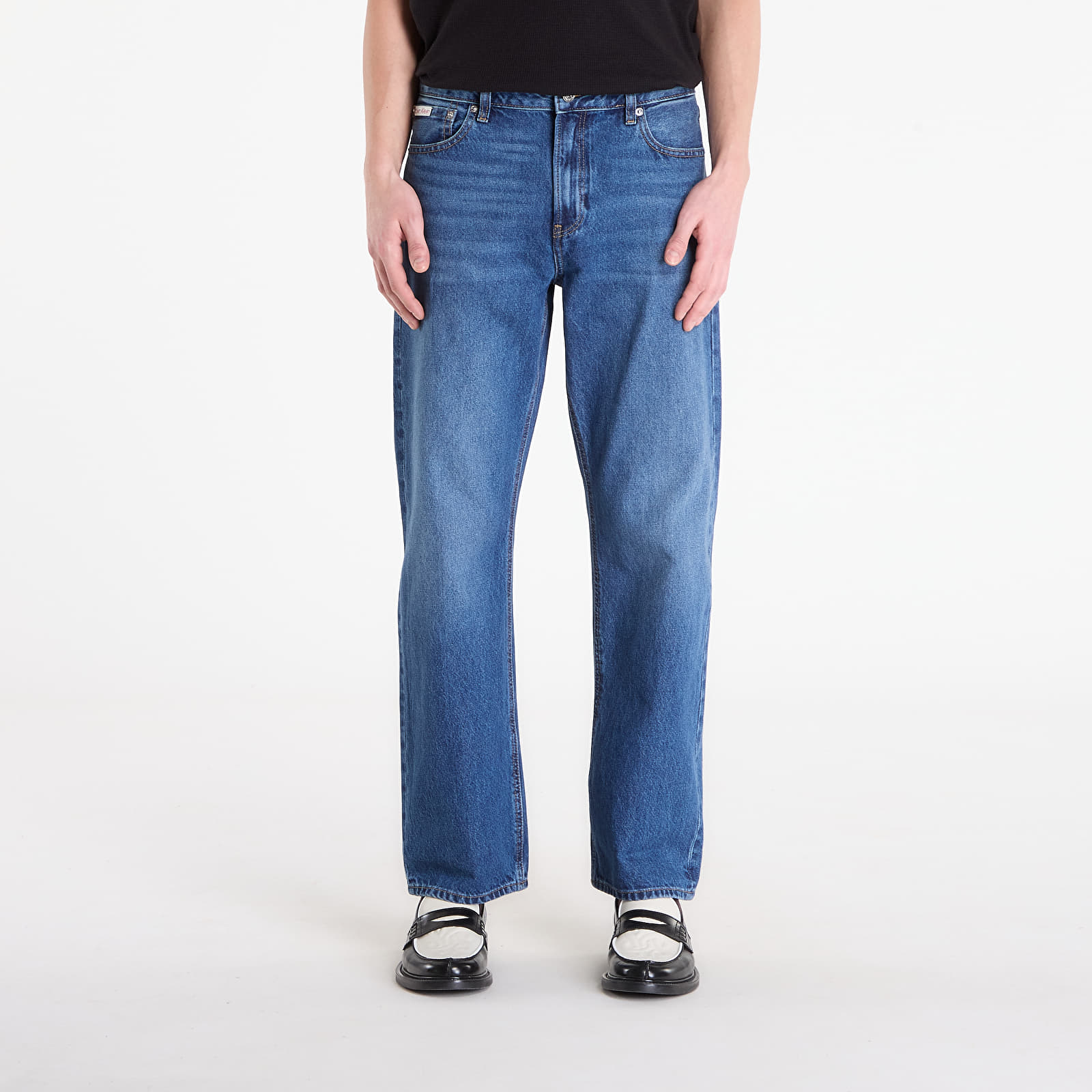 Kavbojke  Calvin Klein Jeans 90S Straight Indigo Jeans Blue