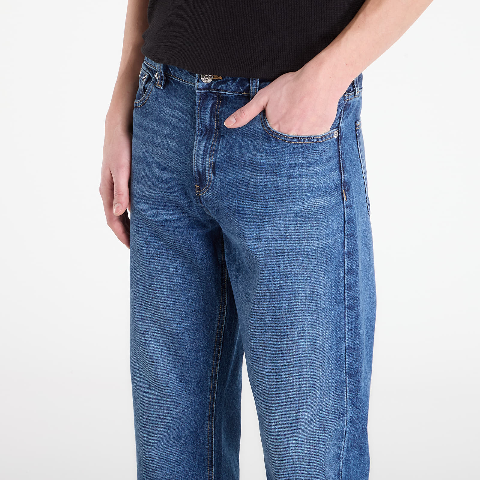 Kavbojke  Calvin Klein Jeans 90S Straight Indigo Jeans Blue