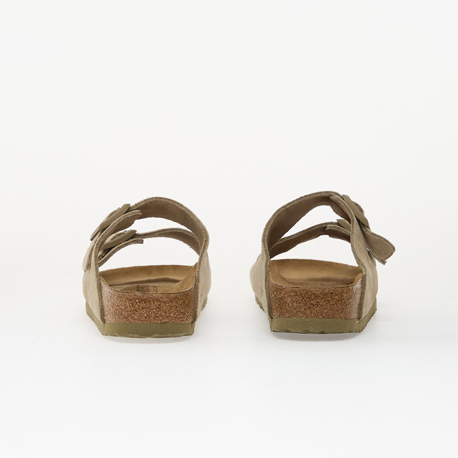 Pánské tenisky a boty Birkenstock Arizona Suede Leather Unisex Faded Khaki
