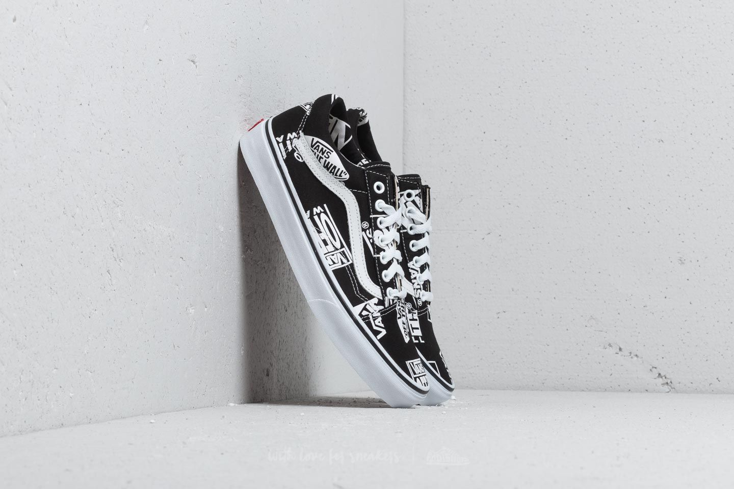 Men's shoes Vans Old Skool (Logo Mix) Black/ True White