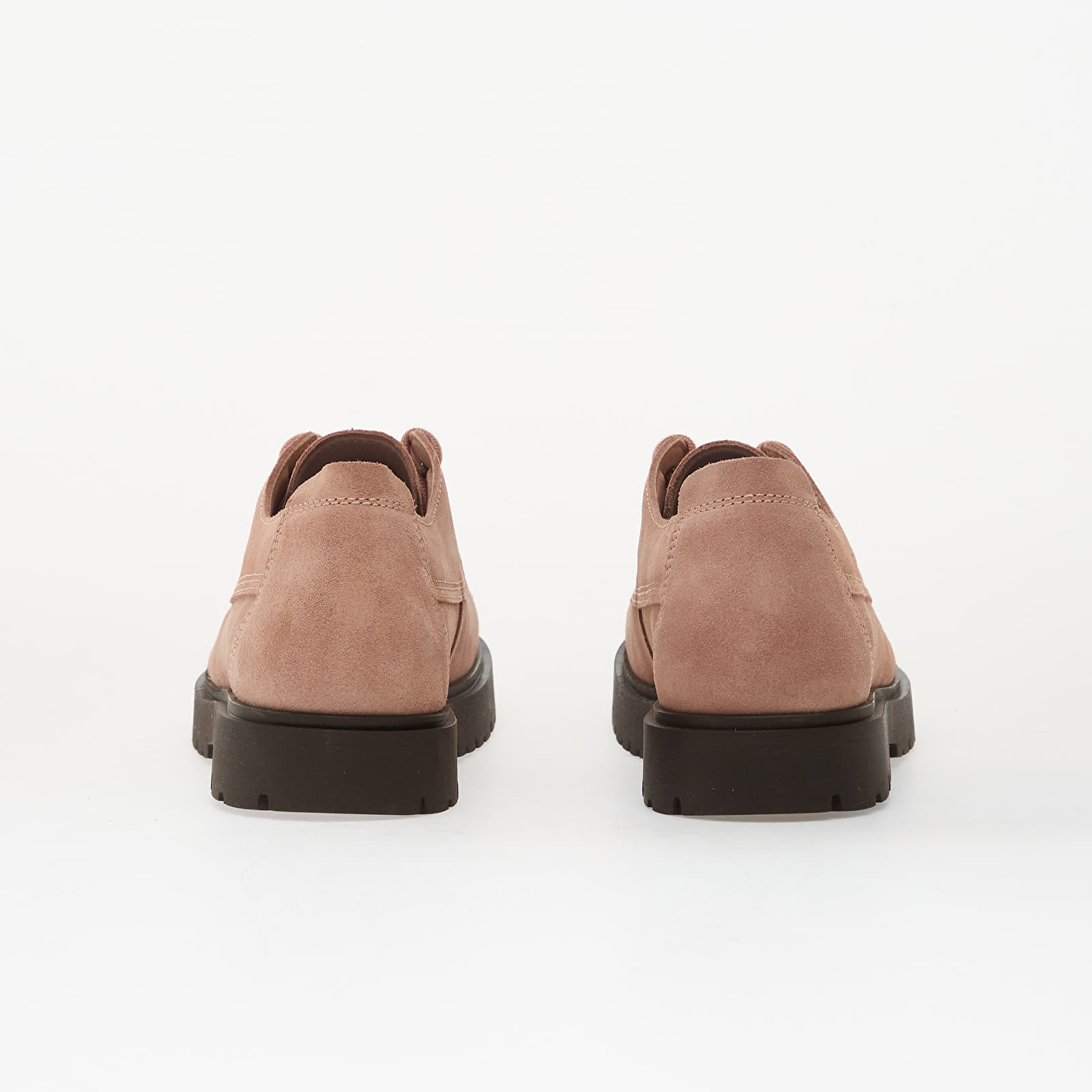 Sapatos de homem Birkenstock Highwood Moc Lace Low Suede Leather Pink Clay