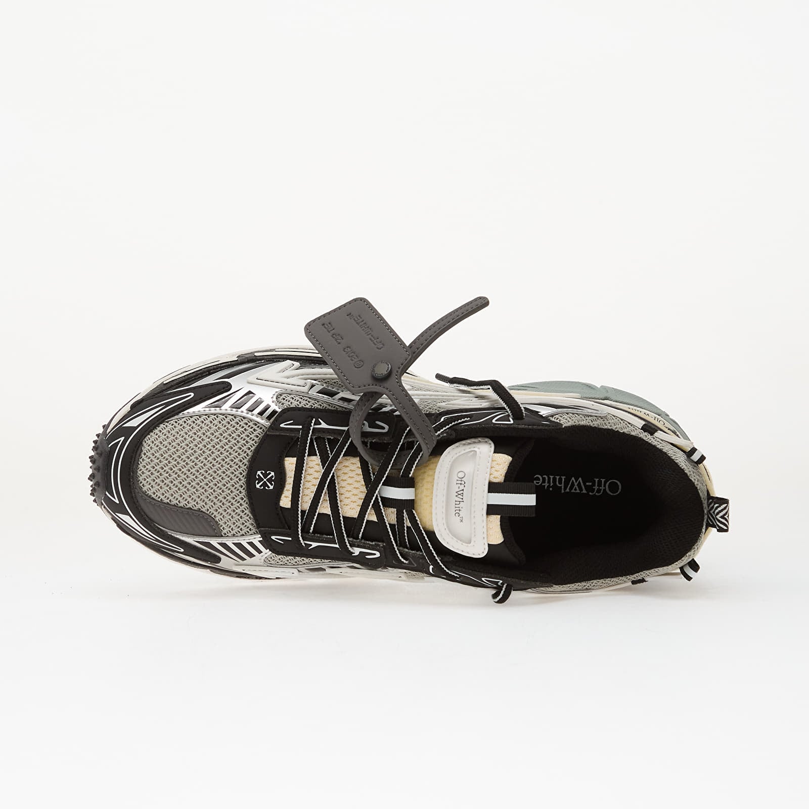 Vīriešu apavi Off-White Ow Be Right Back Mesh Light  Light Grey/ Black