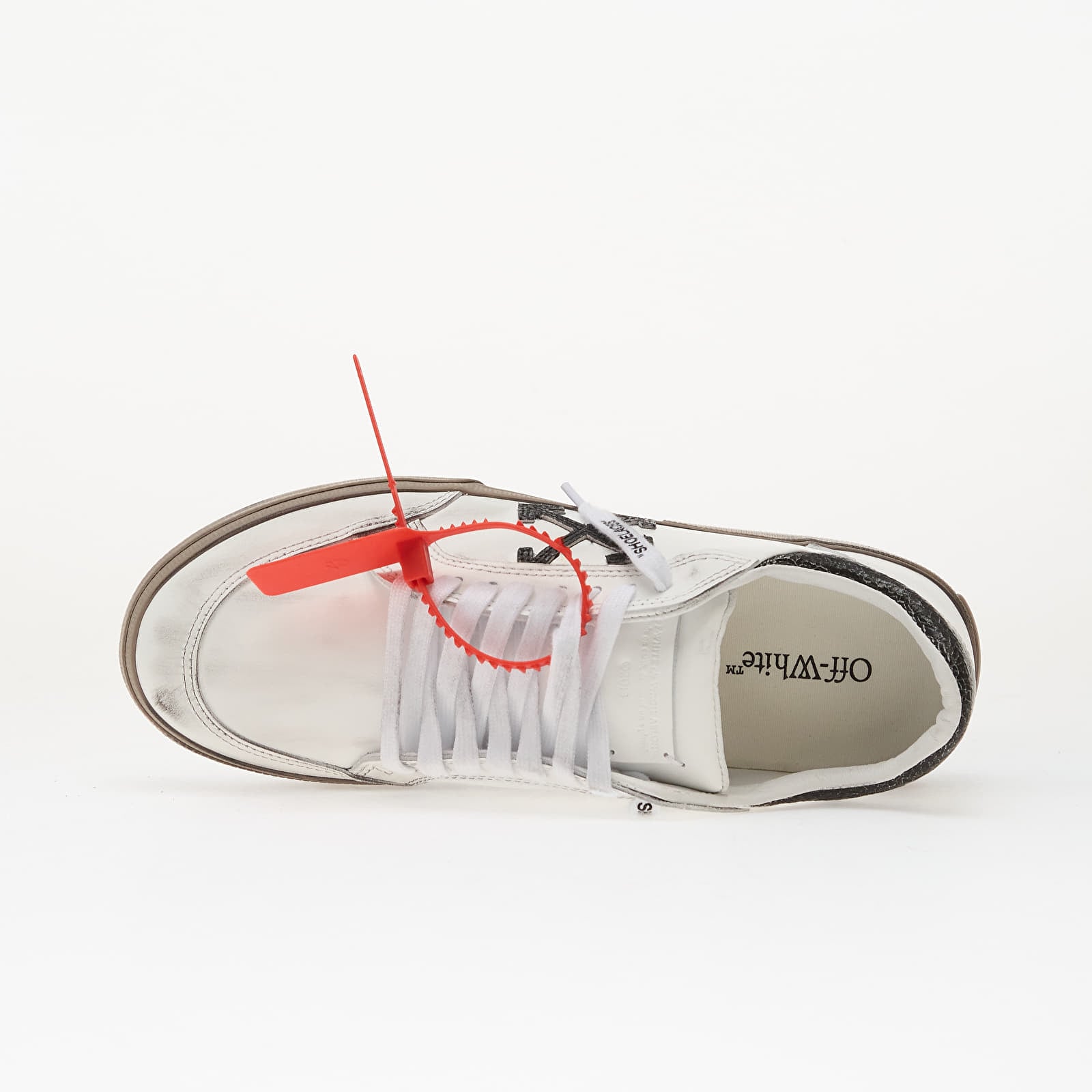 Moški čevlji Off-White M Vulc Low Calf Vintage Vintage White/ Black