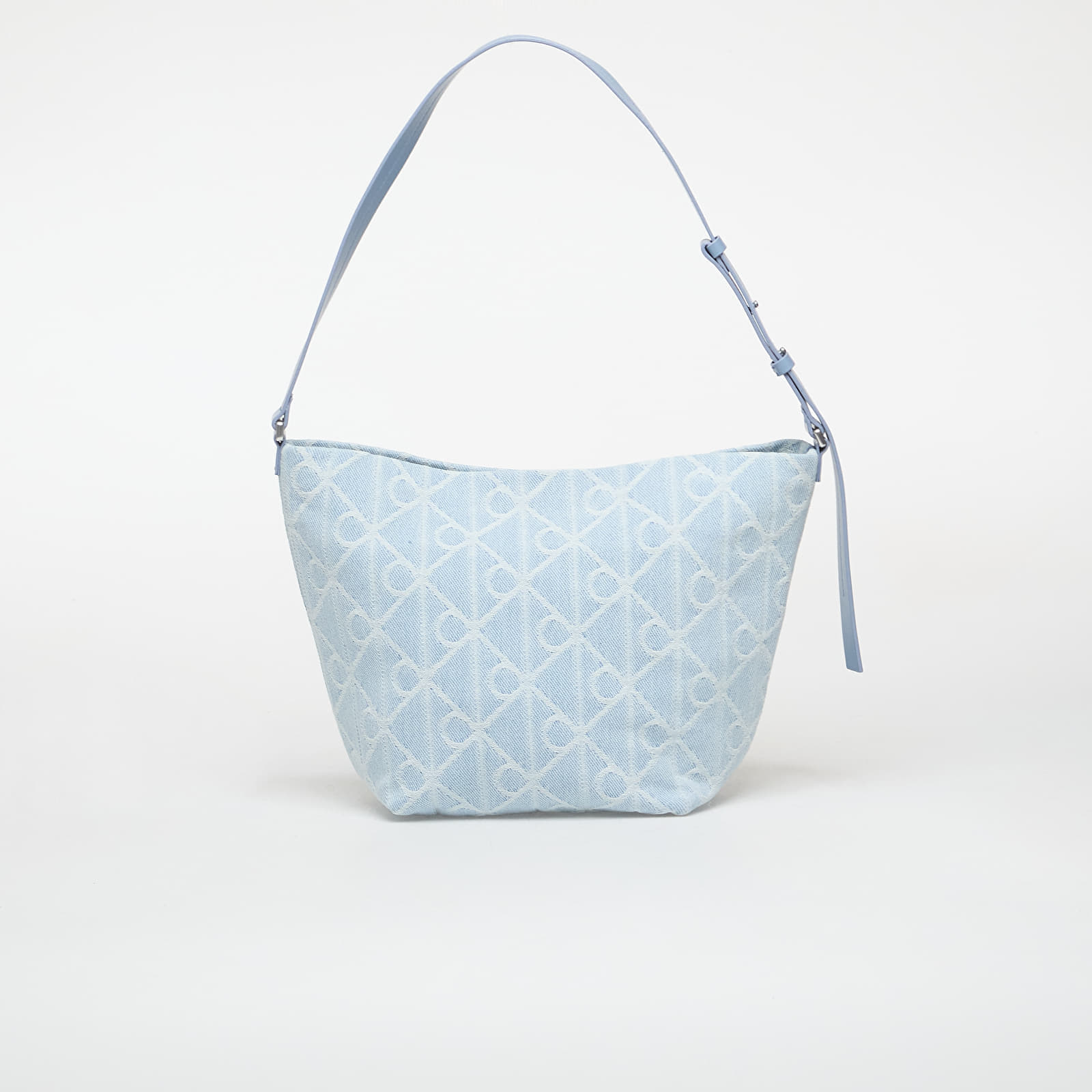 Geantă Calvin Klein Emblem Aop Denim Bucket Blue Universal