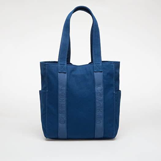Τσάντα Calvin Klein Webbing Strap Canvas Blue