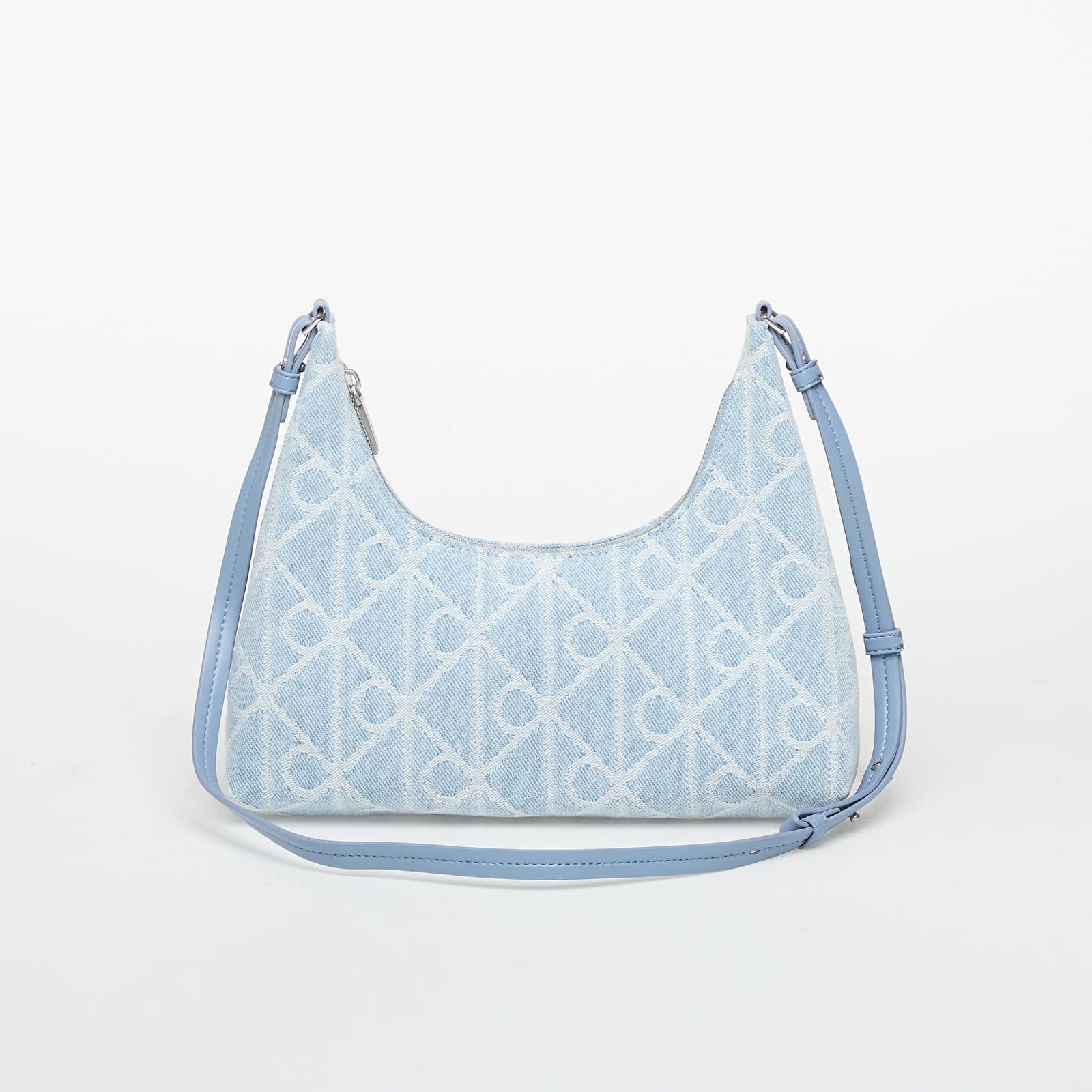 Torby przez ramię Calvin Klein Emblem Aop Denim Sho Blue