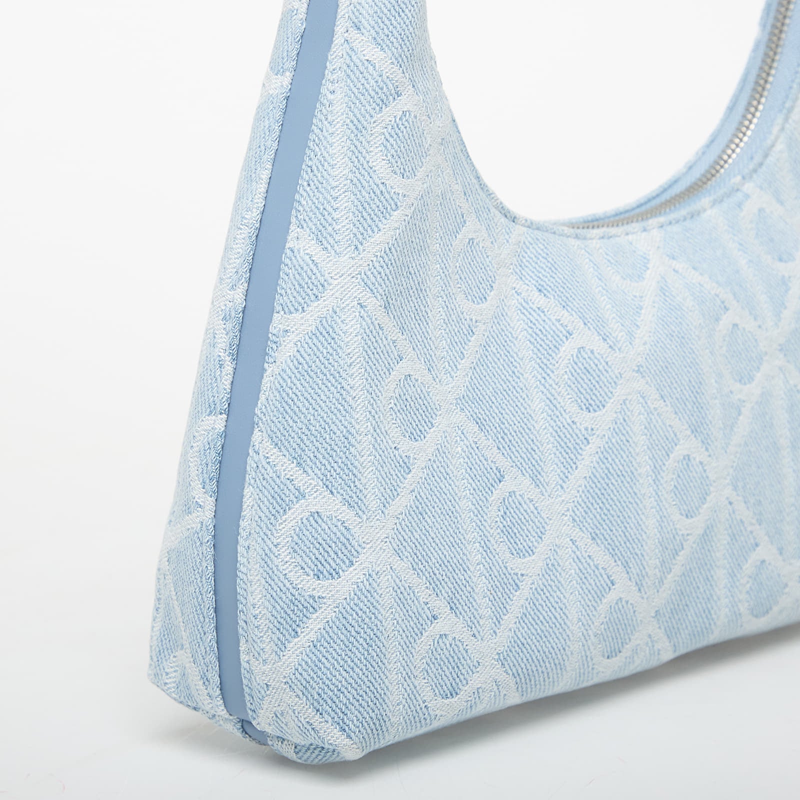 Torby przez ramię Calvin Klein Emblem Aop Denim Sho Blue