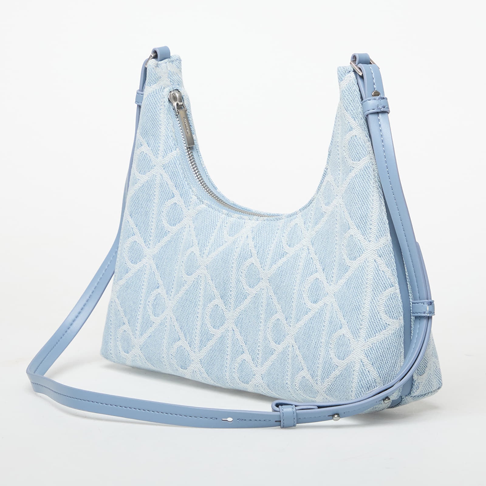 Torby przez ramię Calvin Klein Emblem Aop Denim Sho Blue