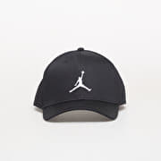 Jordan Rise Structured Curved-Bill Hat Black/ White