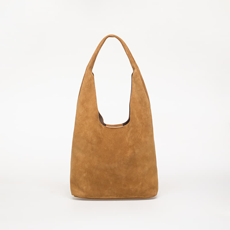 Bag Calvin Klein Slouchy Suede Leather Brown