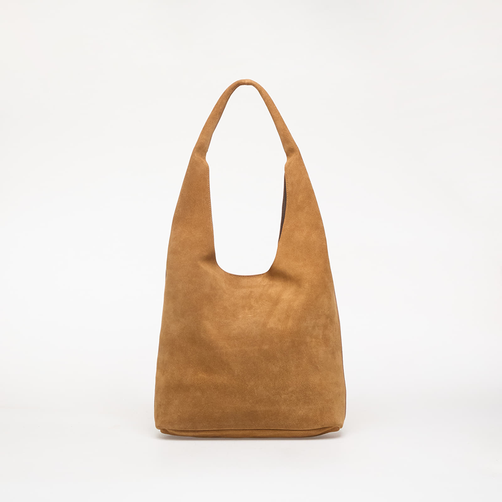 Torby przez ramię Calvin Klein Slouchy Suede Leather Brown