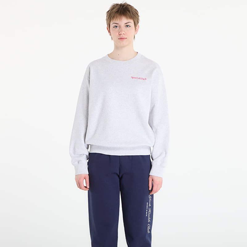 Sweatshirt Sporty & Rich NY Motion Crewneck UNISEX Heather Gray