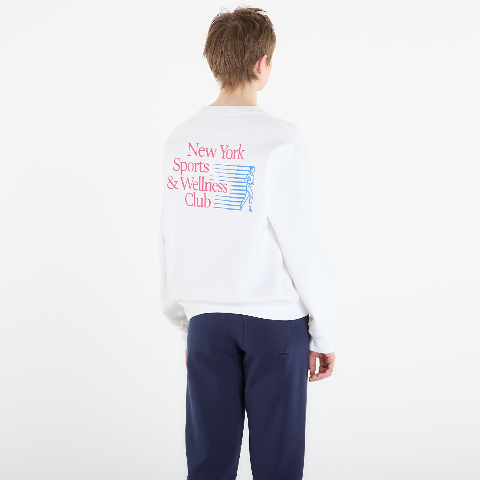 Hettegensere og sweatshirts Sporty & Rich NY Motion Crewneck UNISEX White