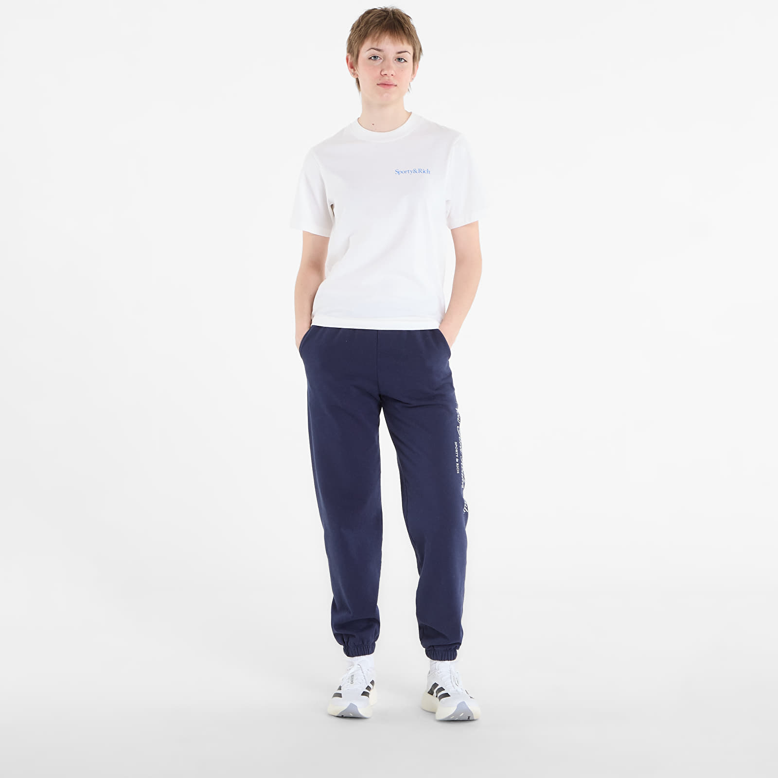 T-shirts Sporty & Rich Health is Wealth T-Shirt UNISEX White