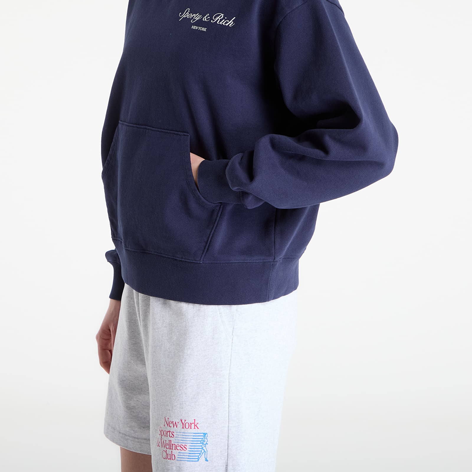 Hættetrøjer og sweatshirts Sporty & Rich Syracuse Hoodie UNISEX Dark Navy