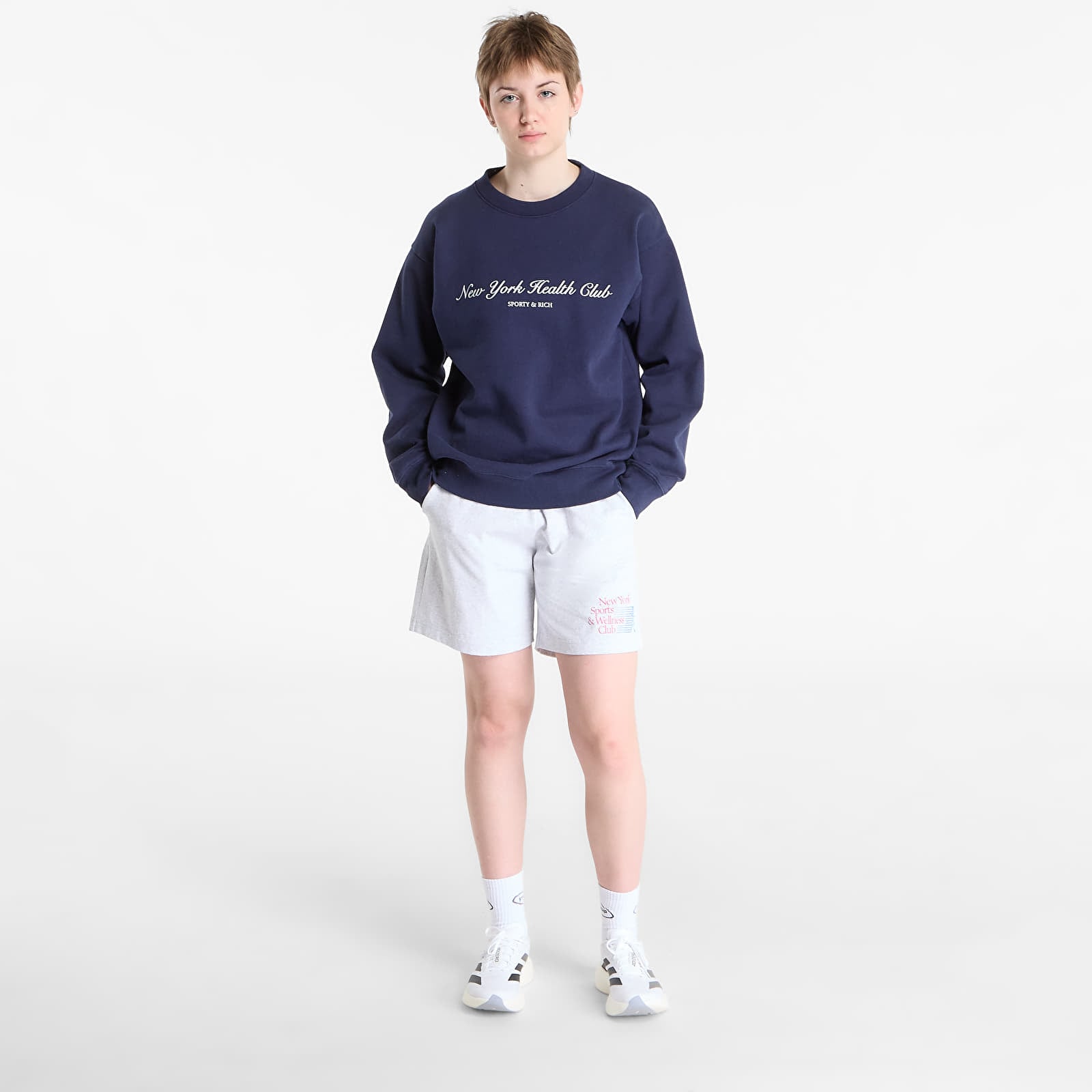 Sudaderas Sporty & Rich NY Health Club Crewneck UNISEX Dark Navy
