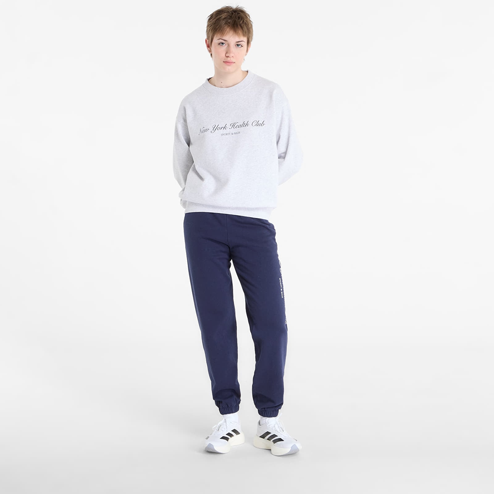 Φούτερ Sporty & Rich NY Health Club Crewneck UNISEX Heather Gray