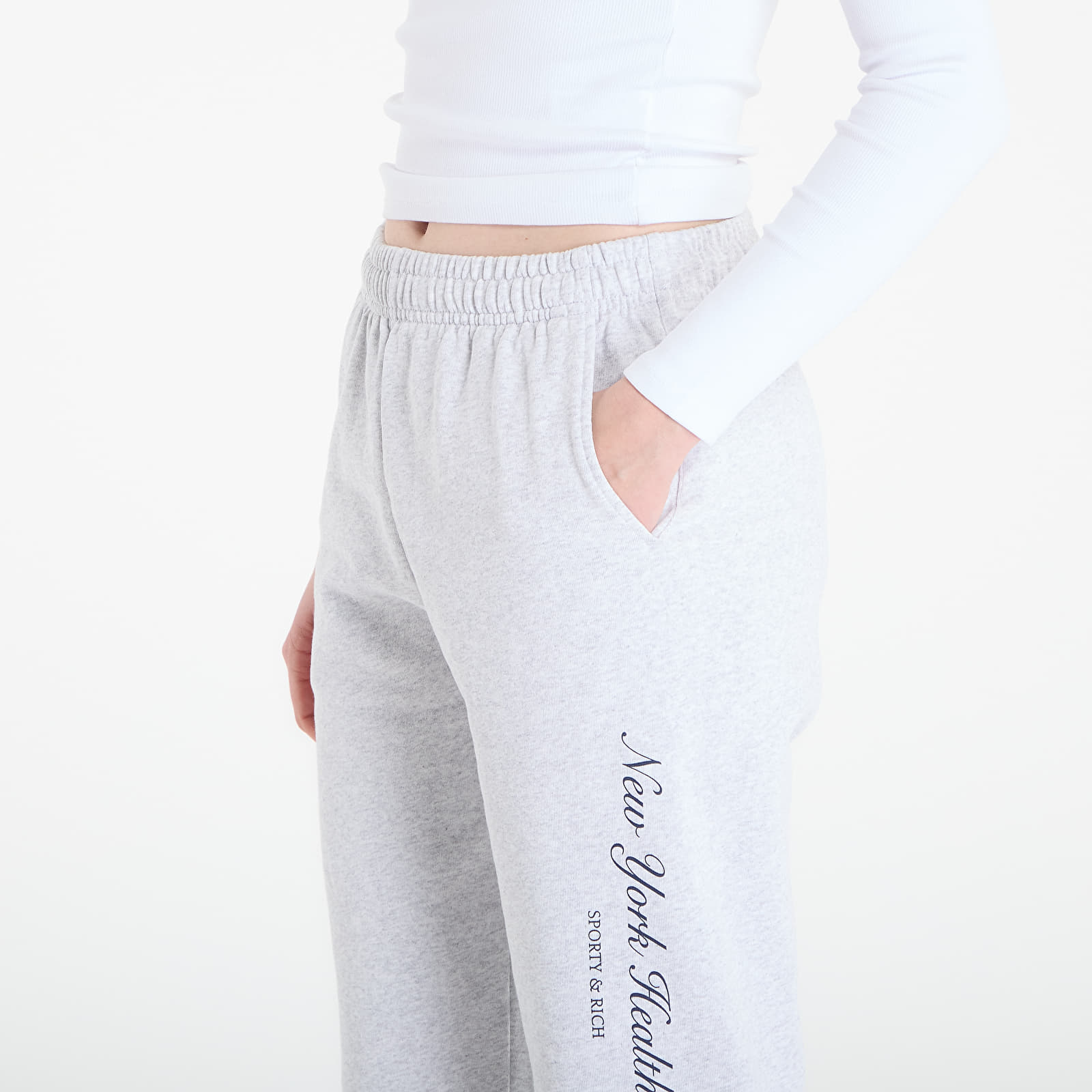 Chandal Sporty & Rich NY Health Club Sweatpant UNISEX Heather Gray