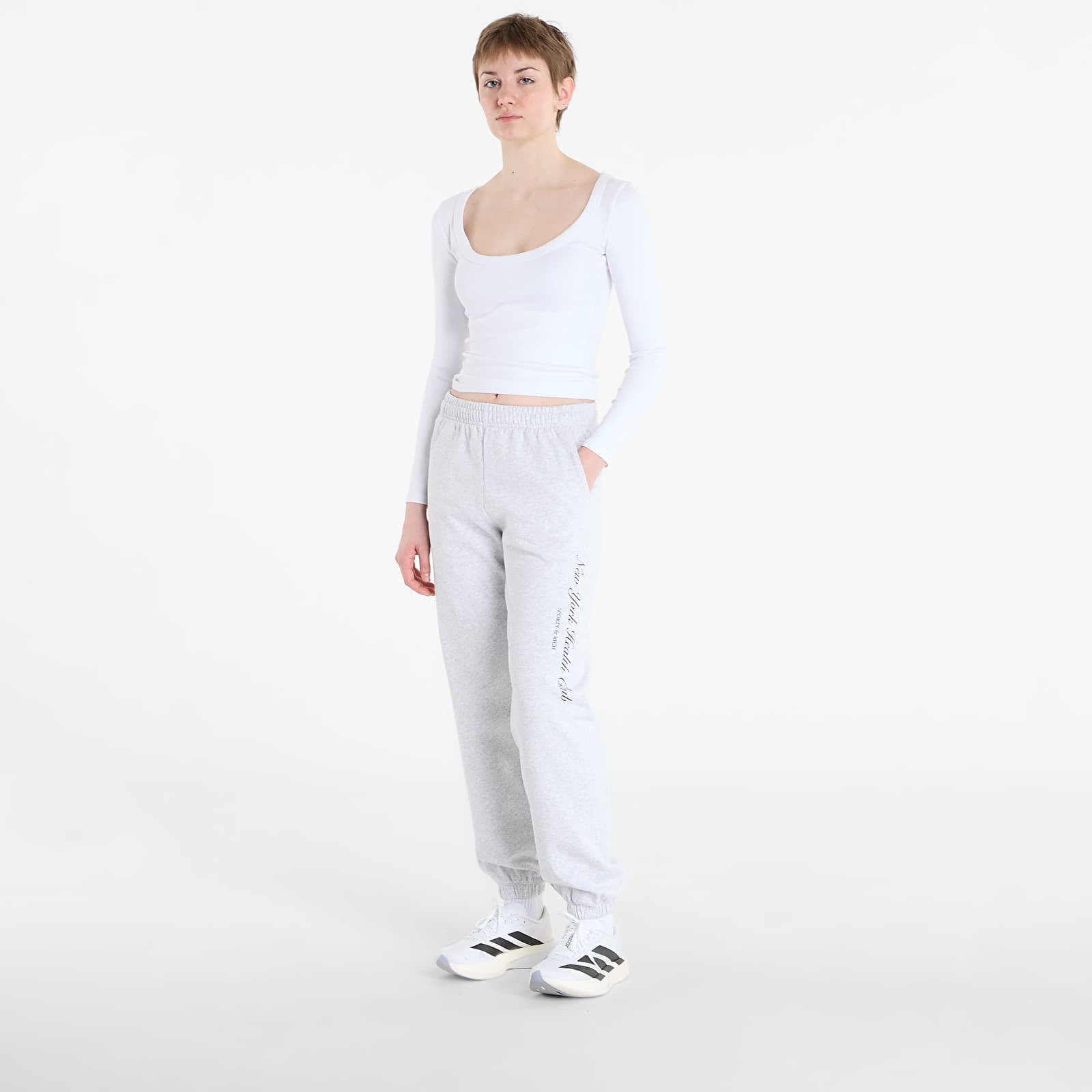 Chandal Sporty & Rich NY Health Club Sweatpant UNISEX Heather Gray