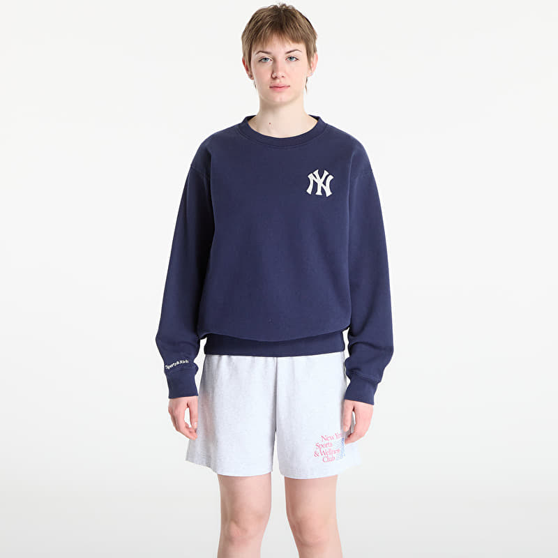 Verryttelypaita Sporty & Rich Heritage Yankees Serif Crewneck UNISEX Dark Navy