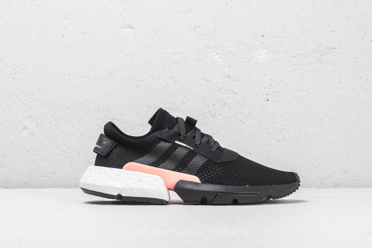 Men s shoes Adidas POD S3.1 Core Black Core Black Clear Orange Footshop