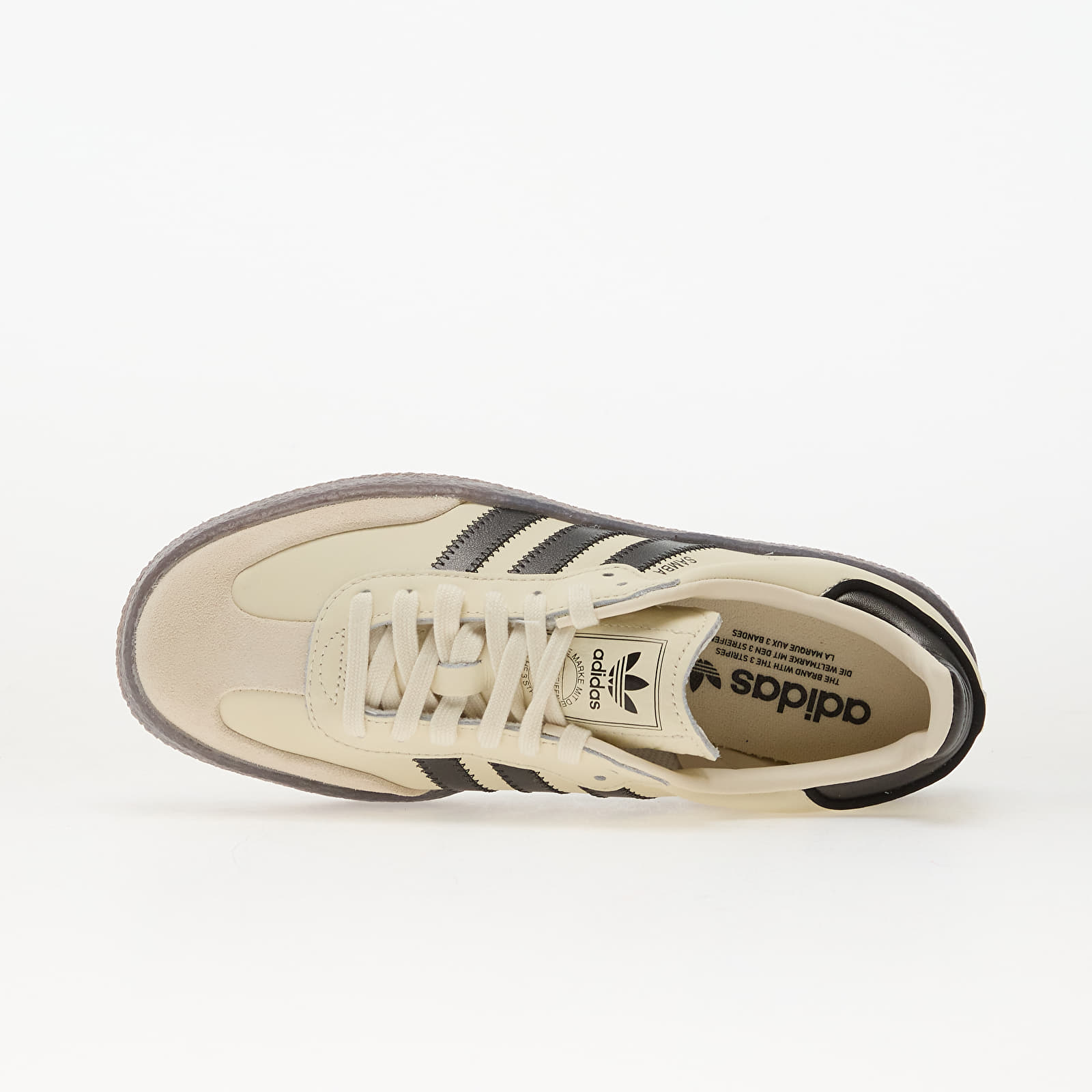 Skor för kvinnor adidas Sambae Cream White/ Core Black/ Gum5