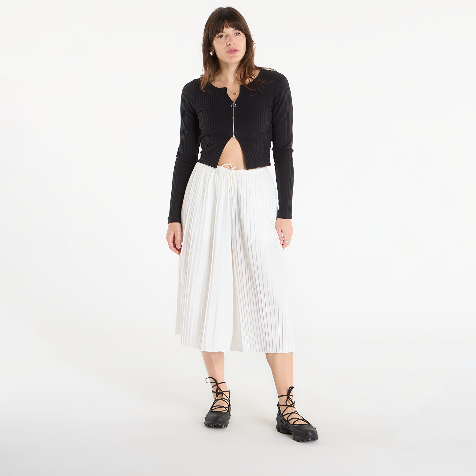 Damebukser Nike Sportswear Women's Oversized Mid-Rise Culotte Pants Sail/ Sail