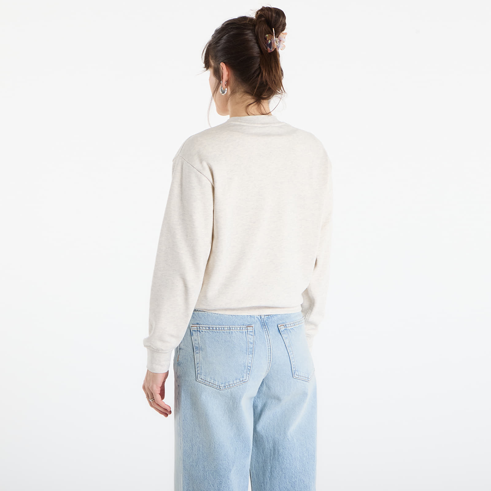 Ženski hoodiji Calvin Klein Jeans Ls Embossed Monologo Terry Crewneck ?