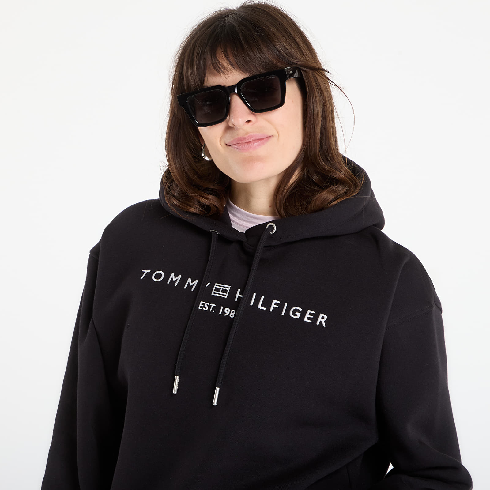 Dámské mikiny Tommy Hilfiger Corp Logo Mdrn Hoodie ?