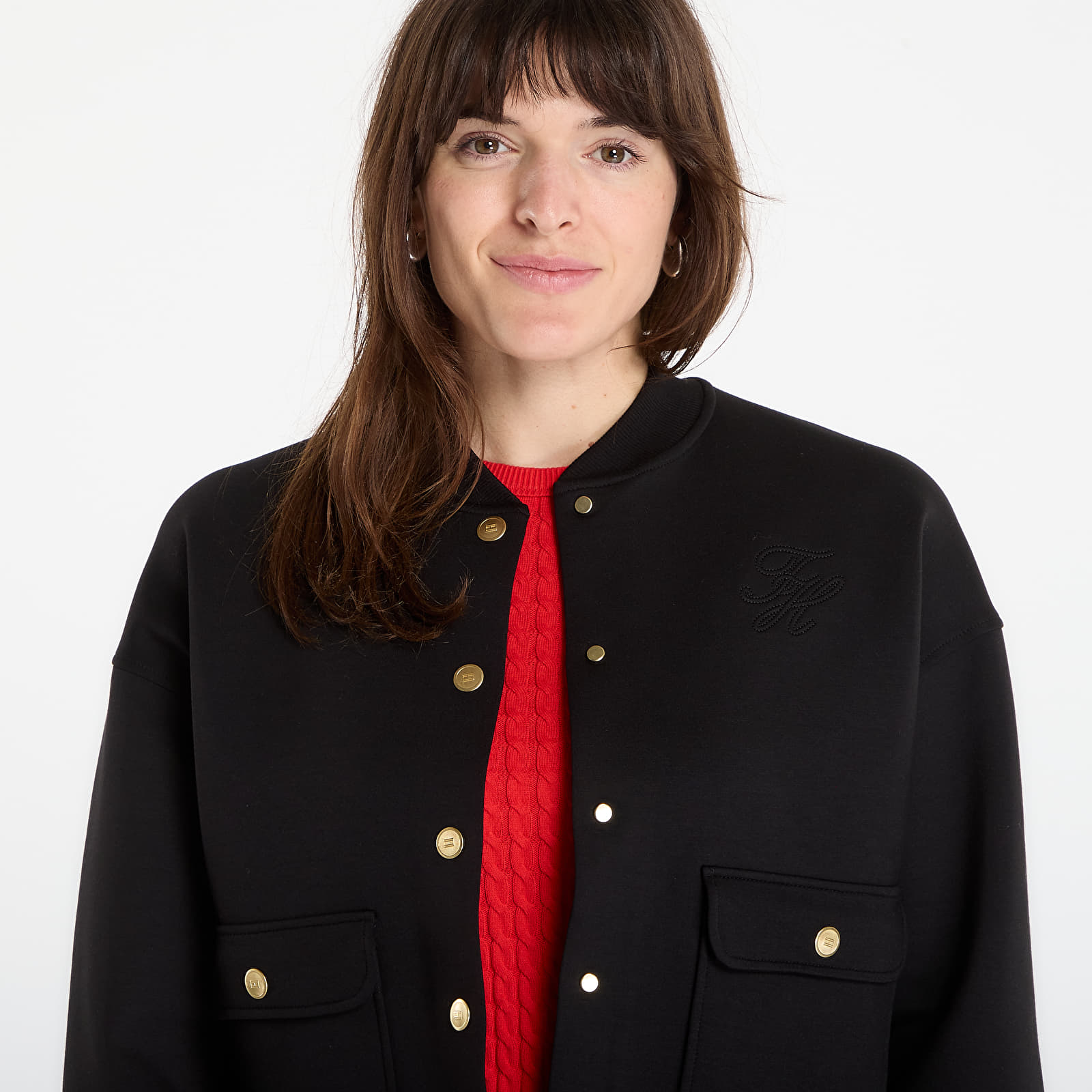 Women's jackets Tommy Hilfiger Gold Button Bomber ?