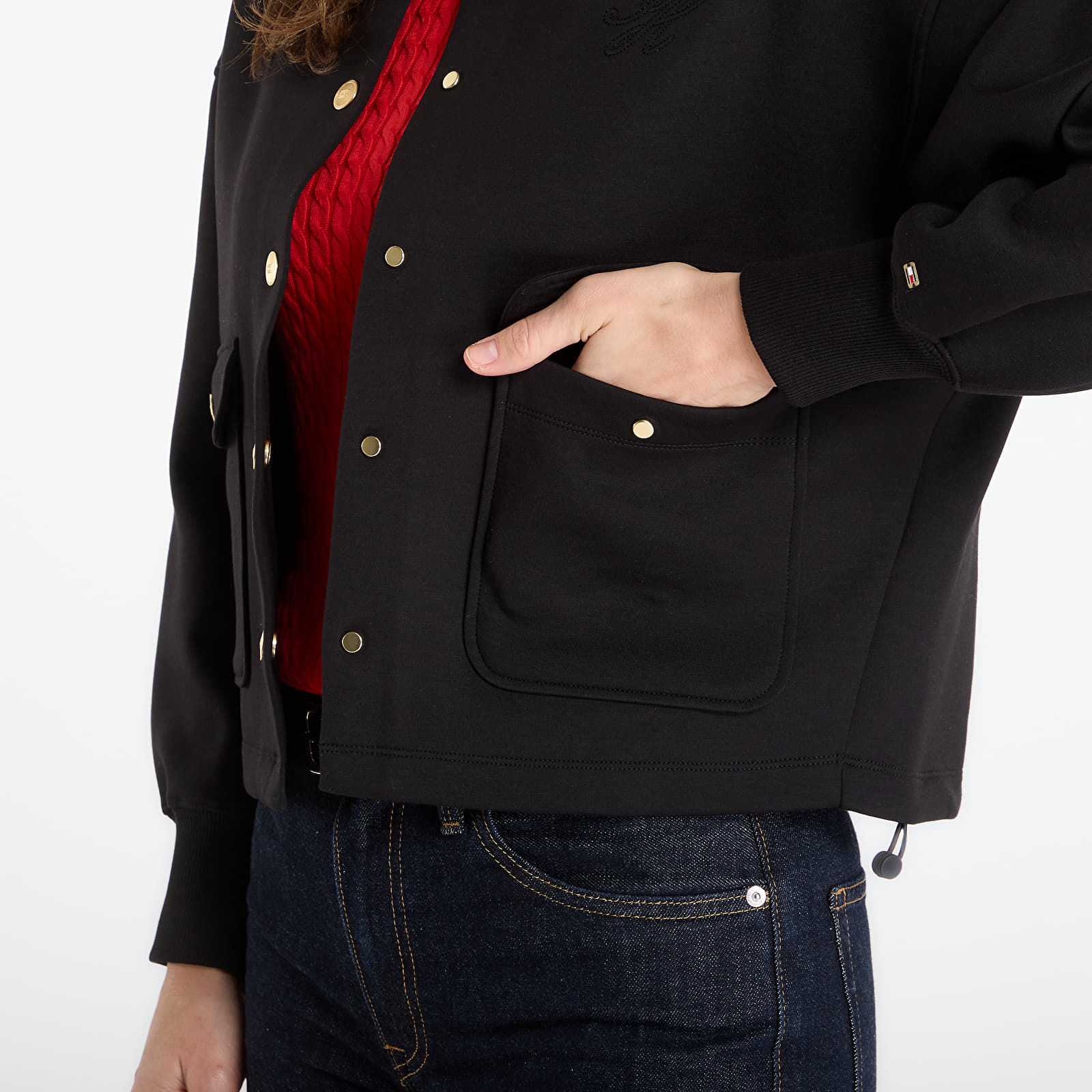 Women's jackets Tommy Hilfiger Gold Button Bomber ?