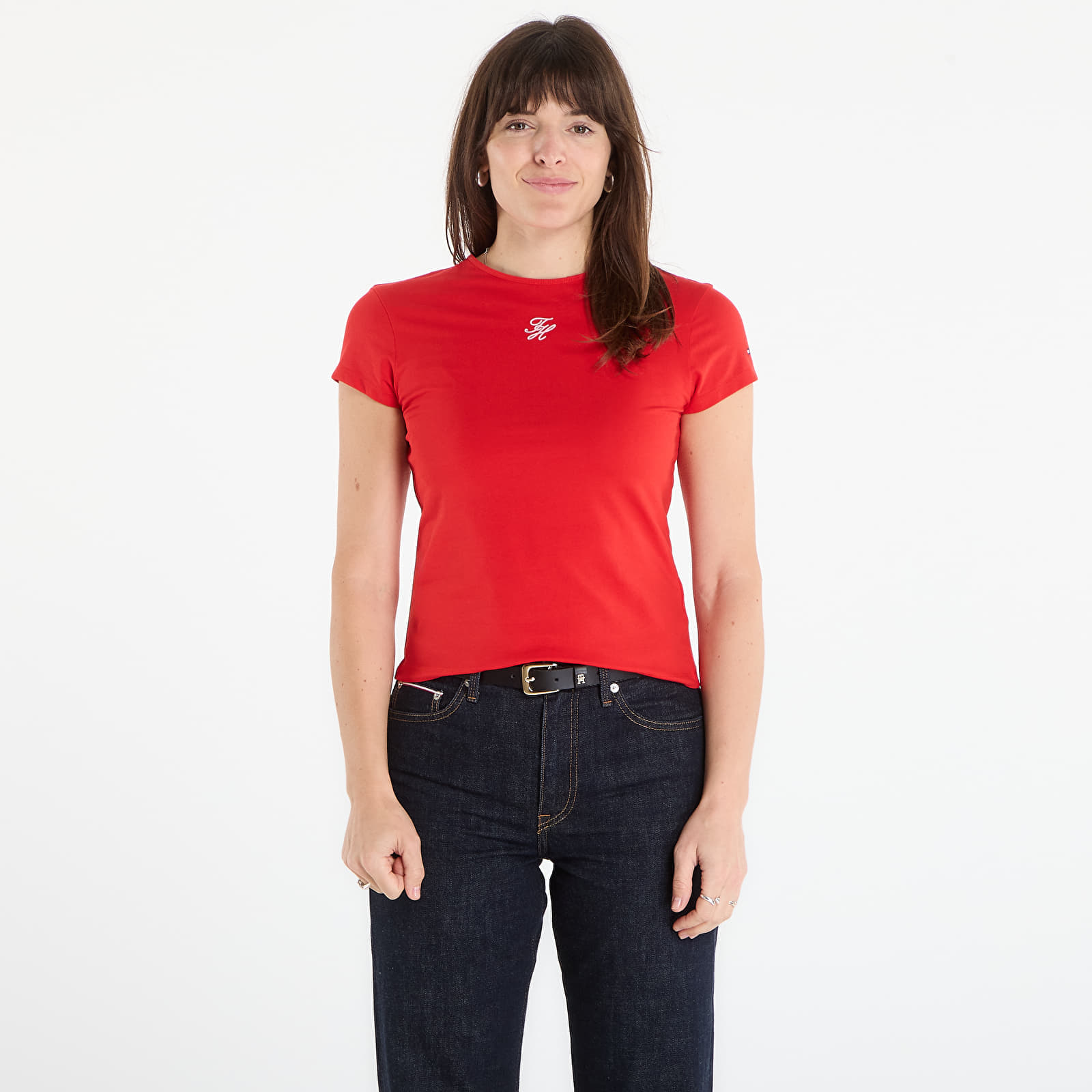 Тениска Tommy Hilfiger Script Slim Ss Tee ? S