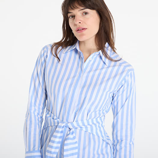 calvin klein blue and white striped dress Calvin Klein Jeans Light Blue Denim Button-Up Shirt