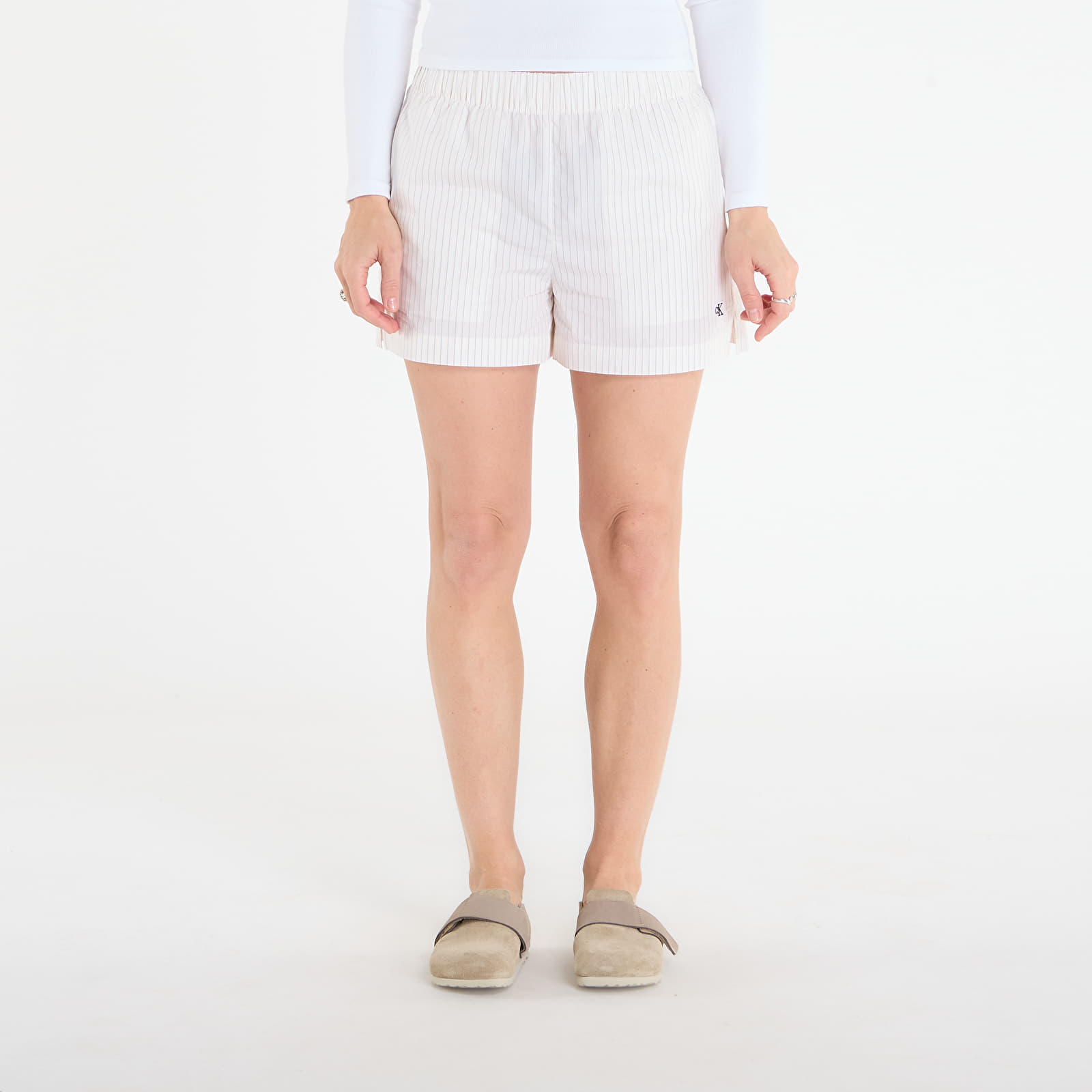 Къси панталони Calvin Klein Jeans Poplin Chino Short Yd ? M