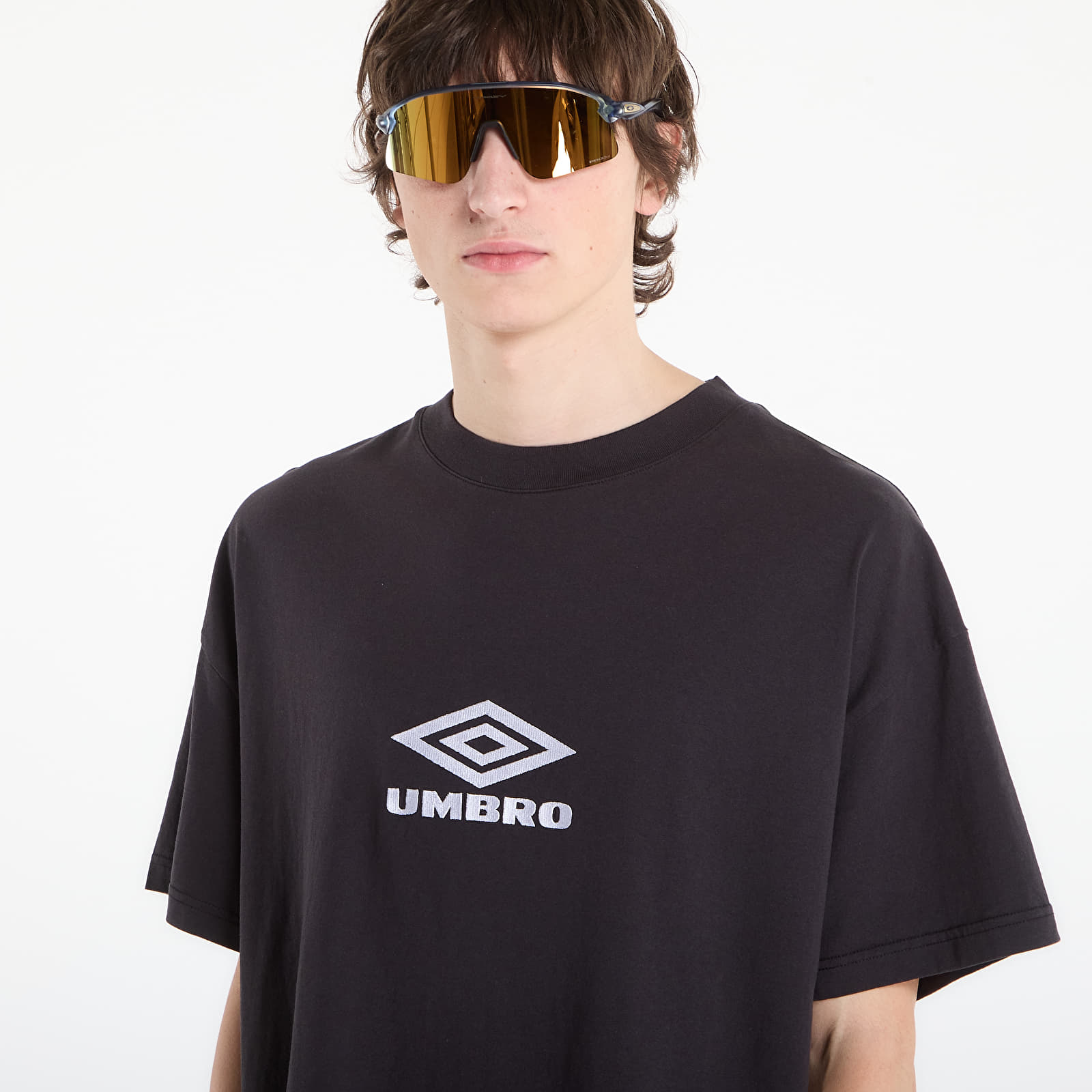 Miesten T-paidat Umbro by SlamJam Og Logo T-Shirt Washed Black