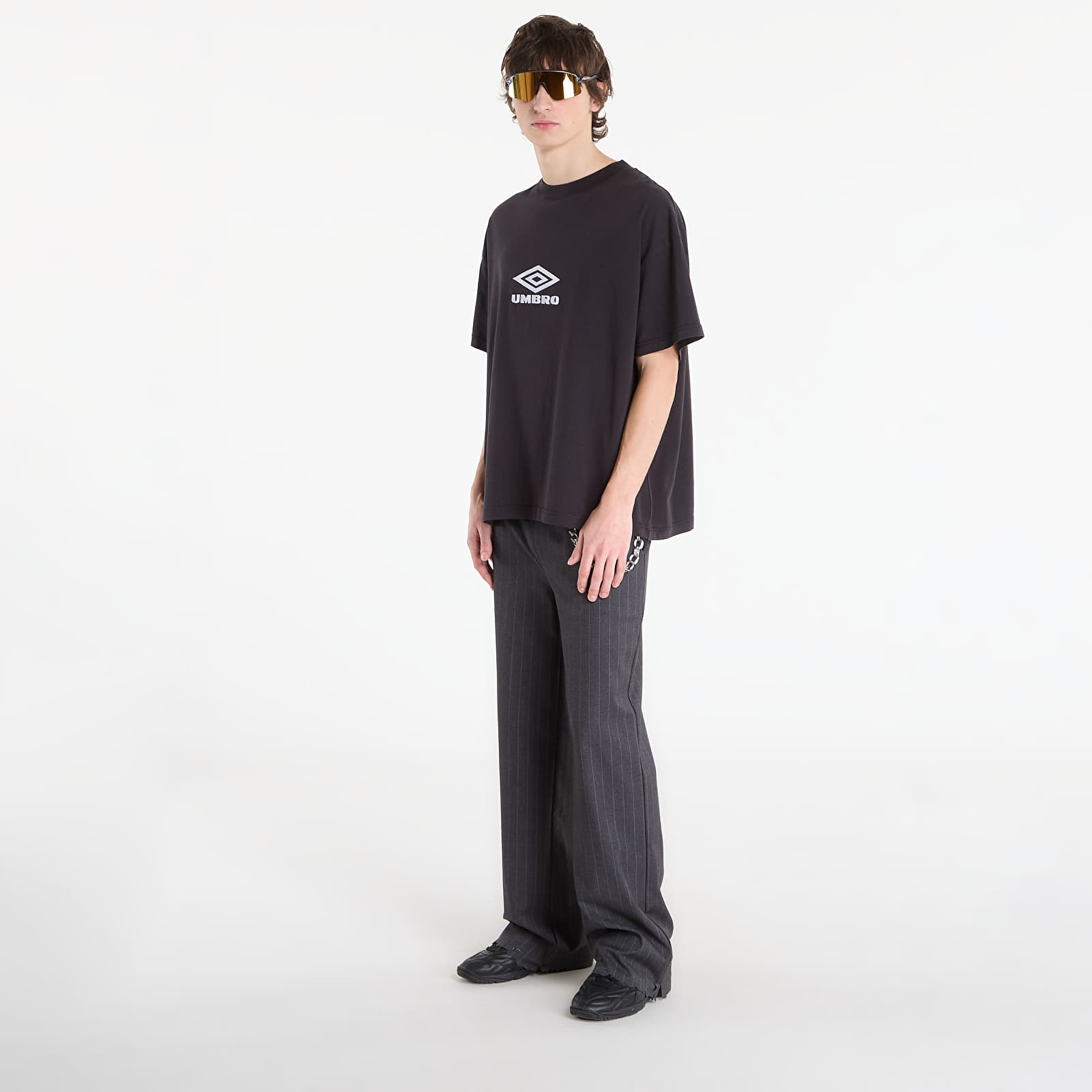 Miesten T-paidat Umbro by SlamJam Og Logo T-Shirt Washed Black