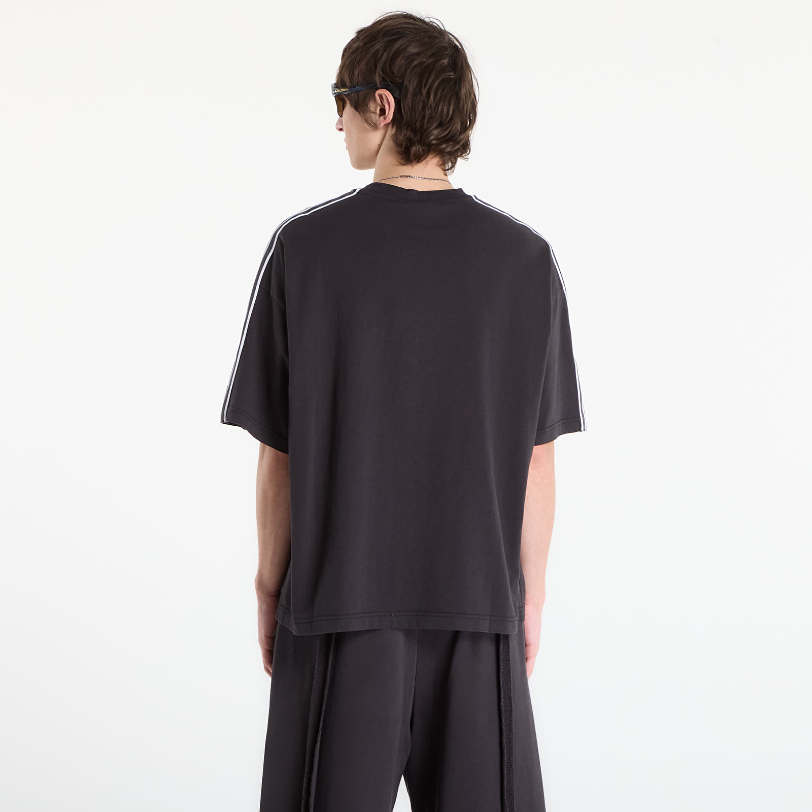 Men's T-shirts Umbro by SlamJam Offence Defence Tape Tee Washed Black