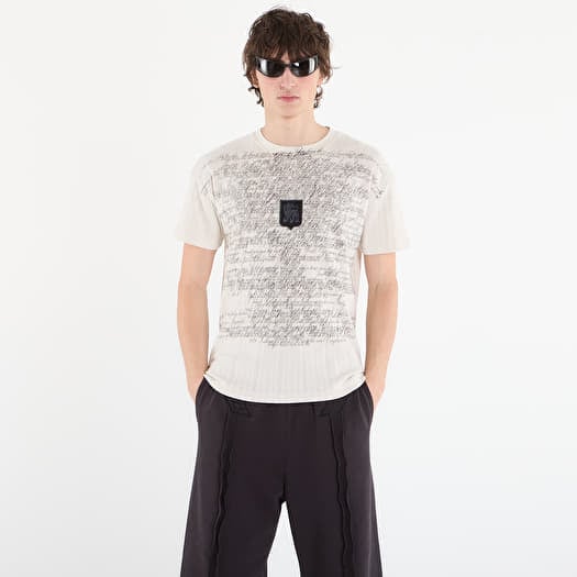 T-shirt Umbro by SlamJam Biography Pointelle Baby Tee White Powder