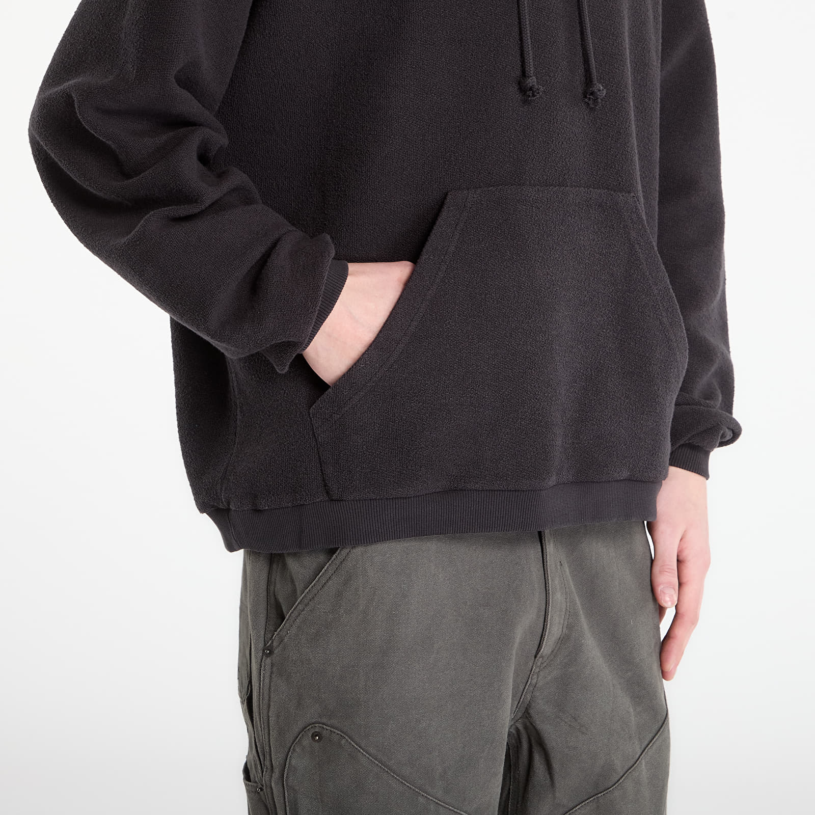 Мужские худи Umbro by SlamJam Lasered Masked Hoodie Washed Black