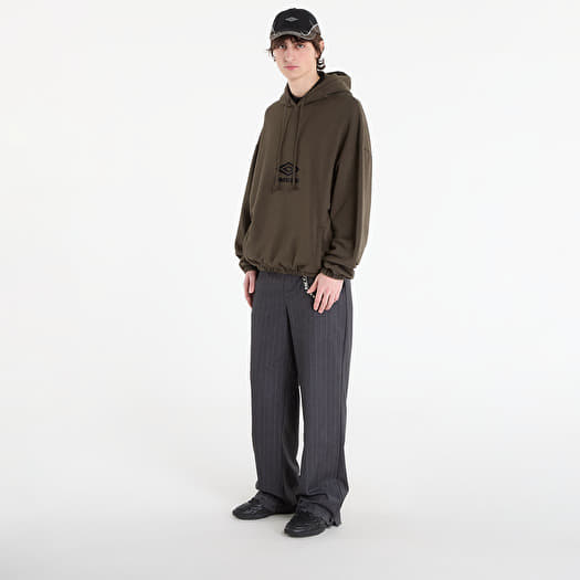 Umbro by SlamJam Og Logo Mask Hoodie Dark Olive | Footshop