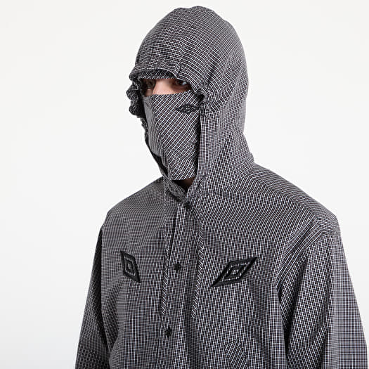 Umbro by SlamJam Gingham Masked Shirt Coffee Brown/ White/ Black
