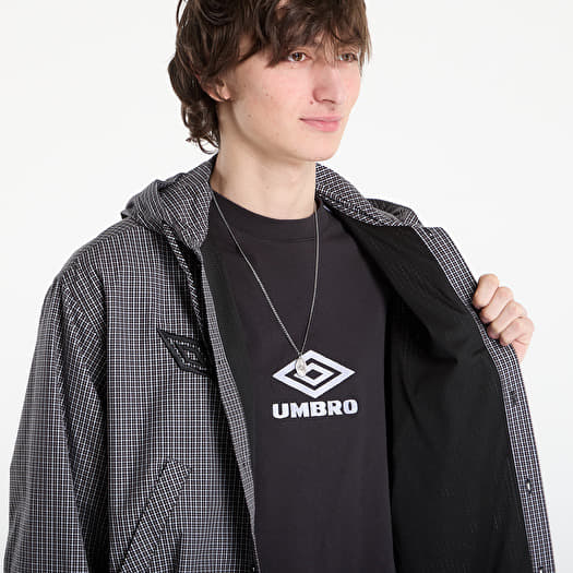 Umbro by SlamJam Gingham Masked Shirt Coffee Brown/ White/ Black